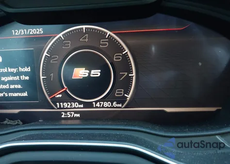 2018 Audi S5 3.0T Premium Plus из США, поврежденный, VIN WAUB4CF56JA042912